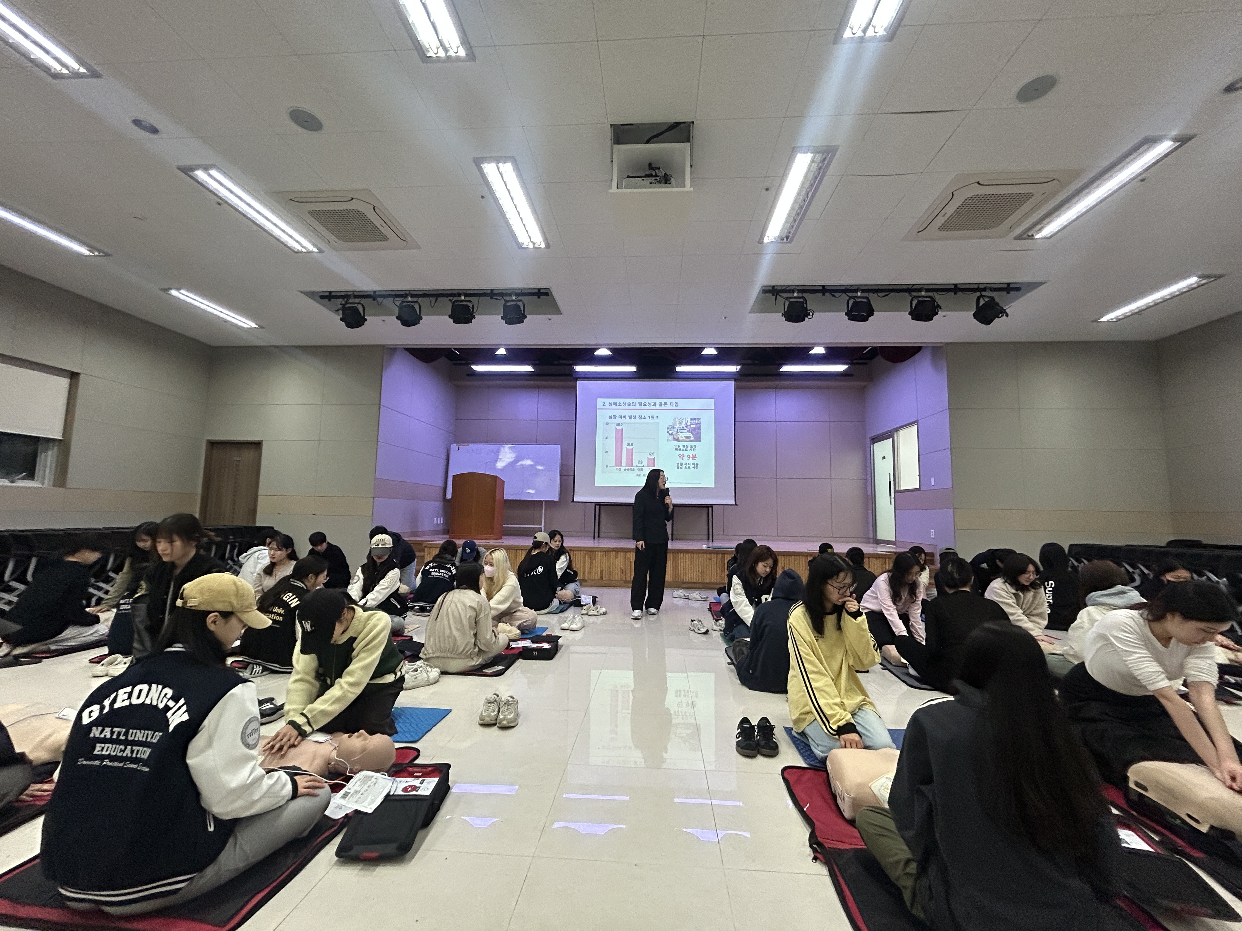 생활관생, 심폐소생술 교육에 대거 참여