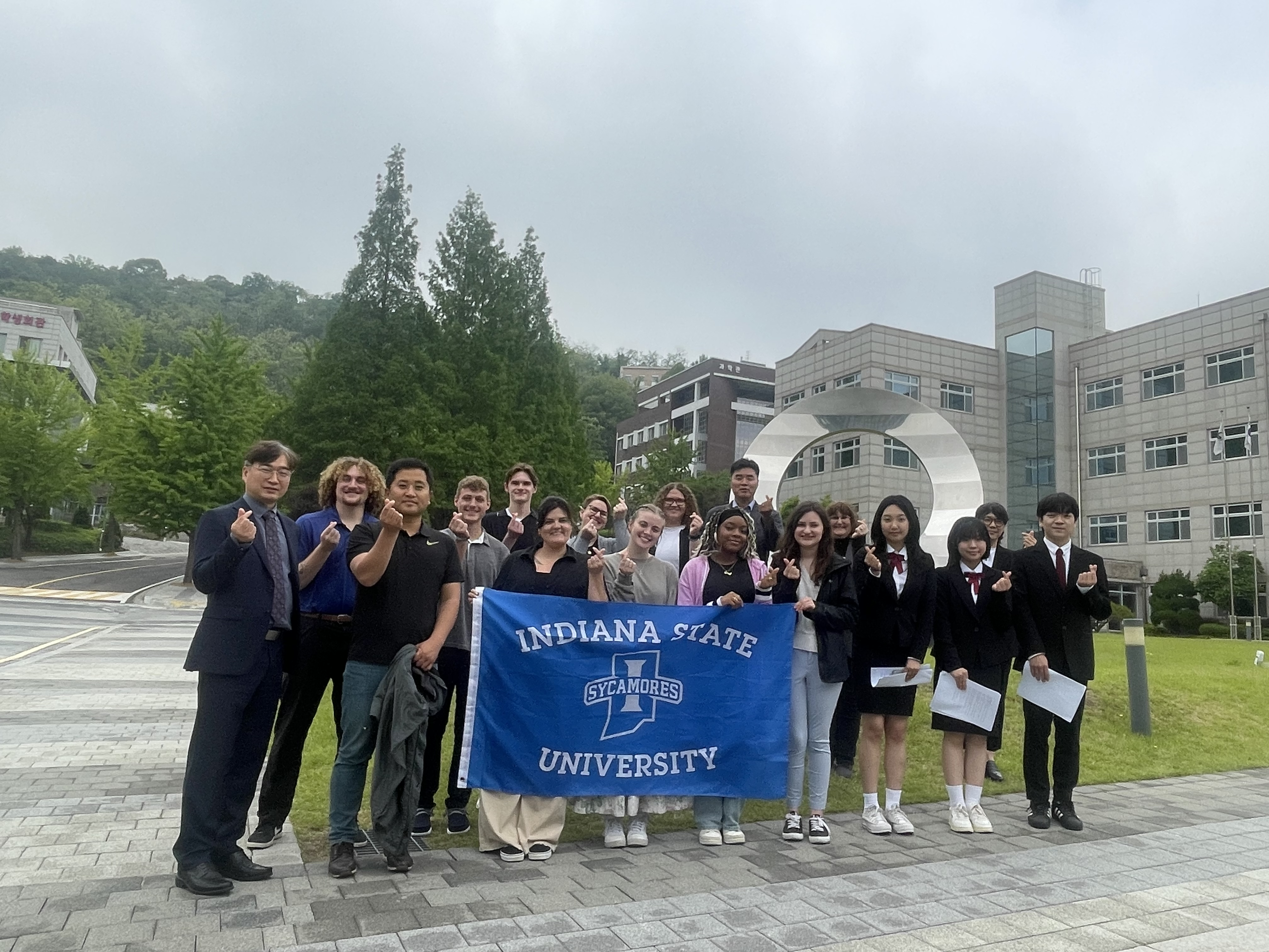 미국 인디애나주립대학 교직원 및 학생 연수단 내방 